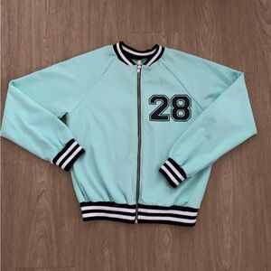 Mint Green Varsity Sweatshirt